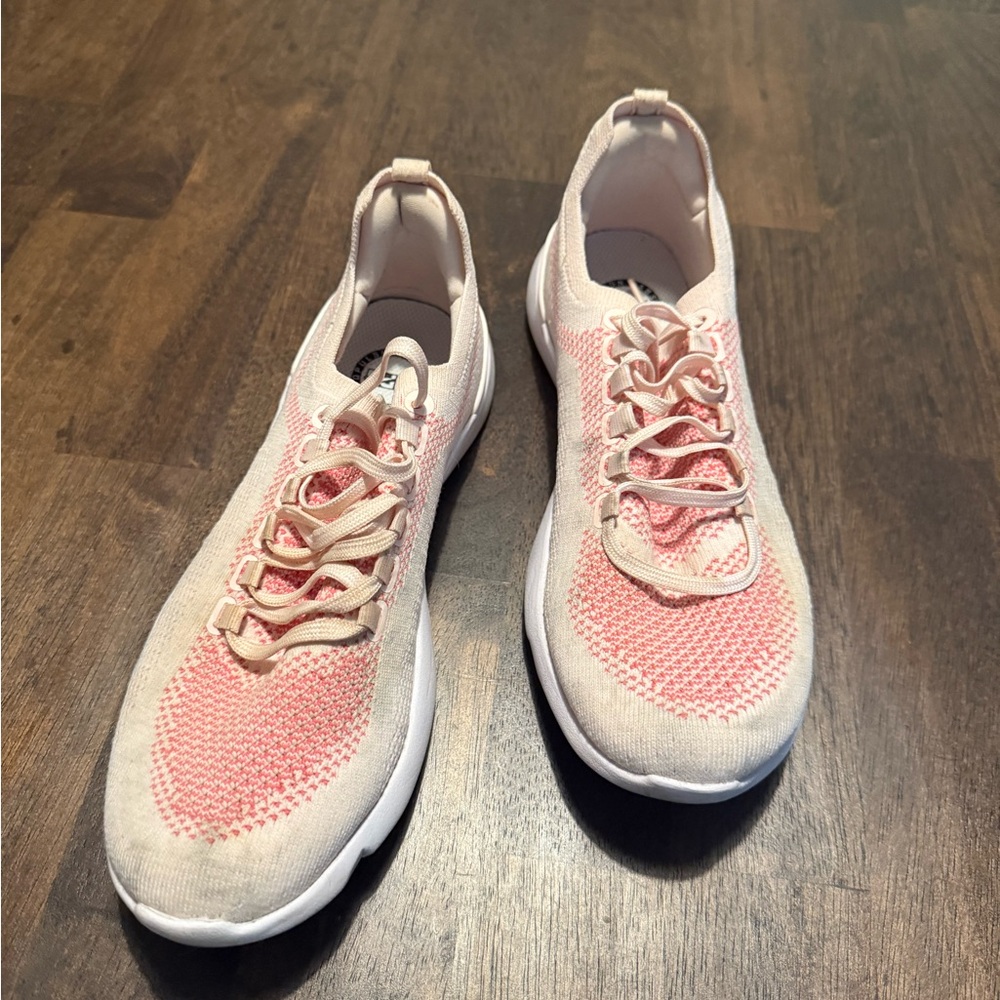 APL Women's Pink and Cream Knit Sneakers